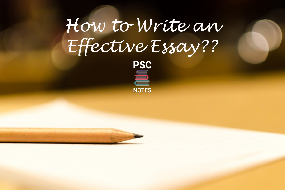how to write essay in pcs exam